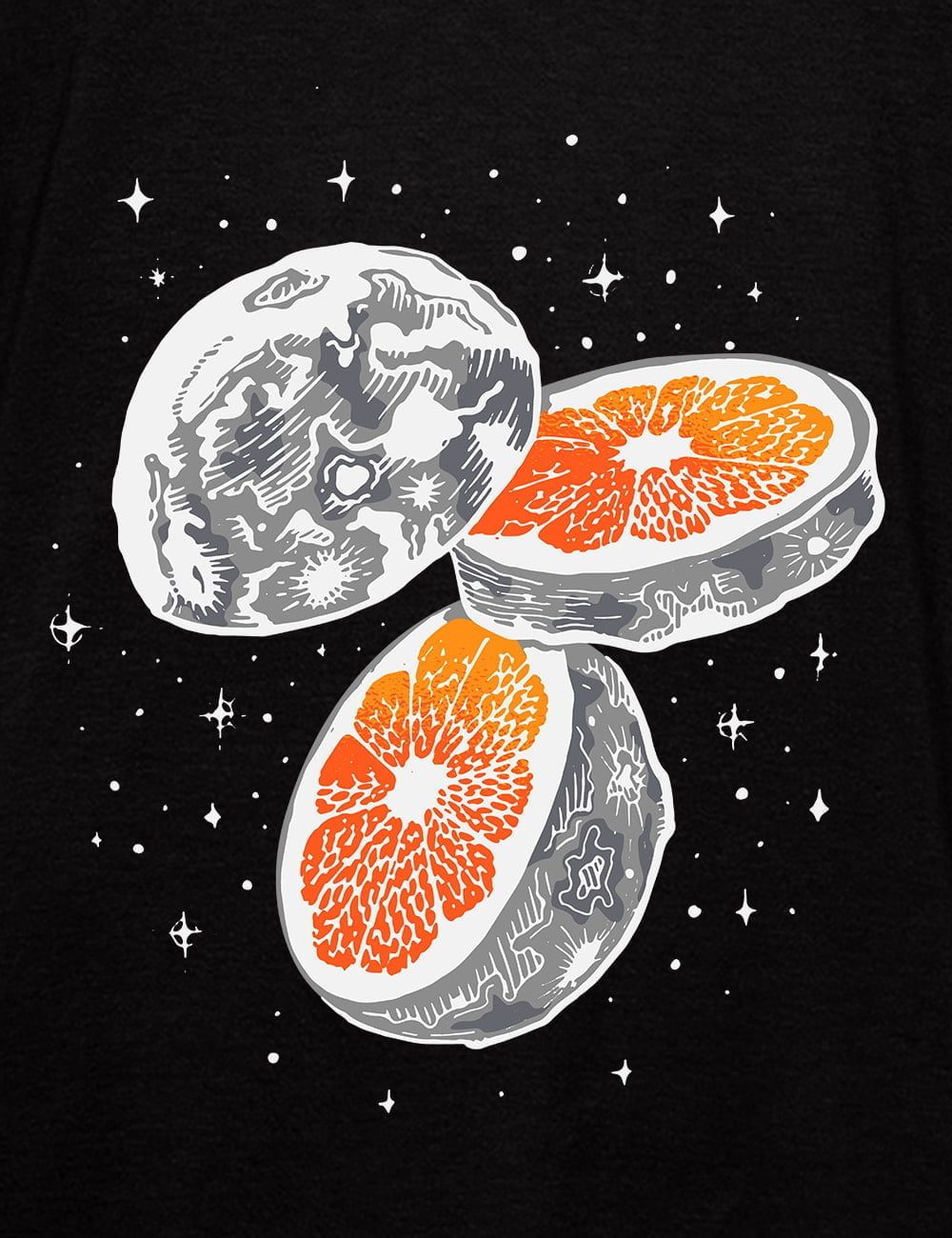 MOON ORANGE koszulka męska 2 MOON ORANGE koszulka męska - obrazek 2