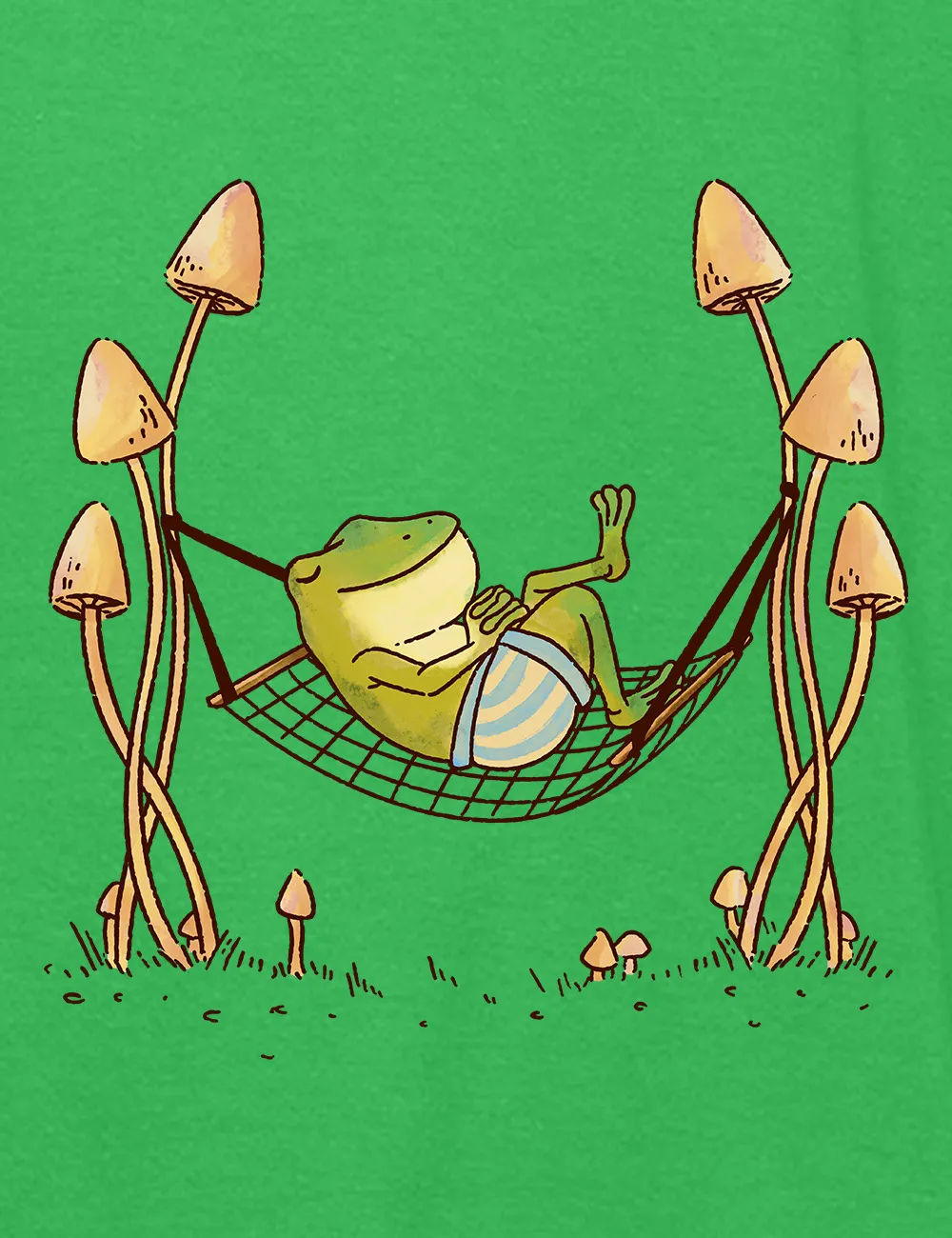 FROG CHILLING koszulka męska 2 FROG CHILLING koszulka