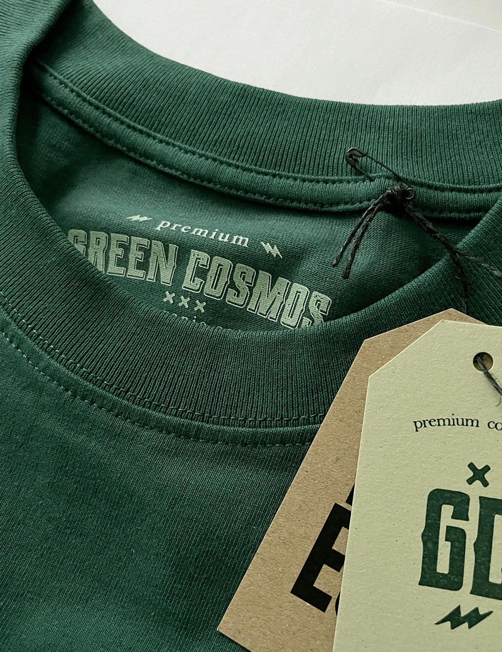 GREEN COSMOS PREMIUM koszulka męska RELAX 2 GREEN COSMOS PREMIUM koszulka męska RELAX - obrazek 2