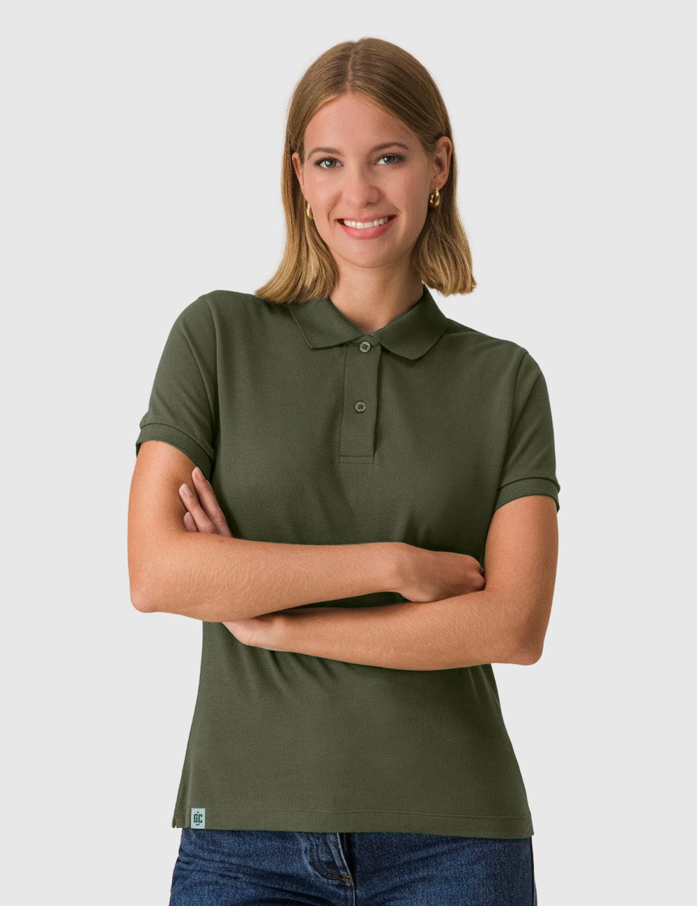 GREEN COSMOS PREMIUM koszulka polo damska