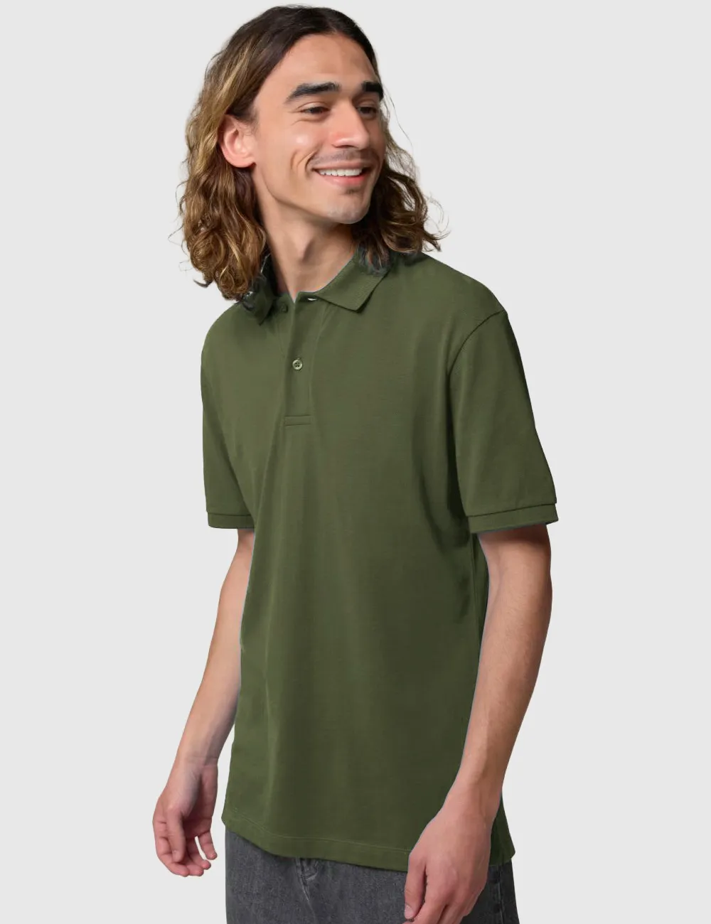 GREEN COSMOS PREMIUM koszulka polo męska 2 GREEN COSMOS PREMIUM koszulka polo męska - obrazek 2