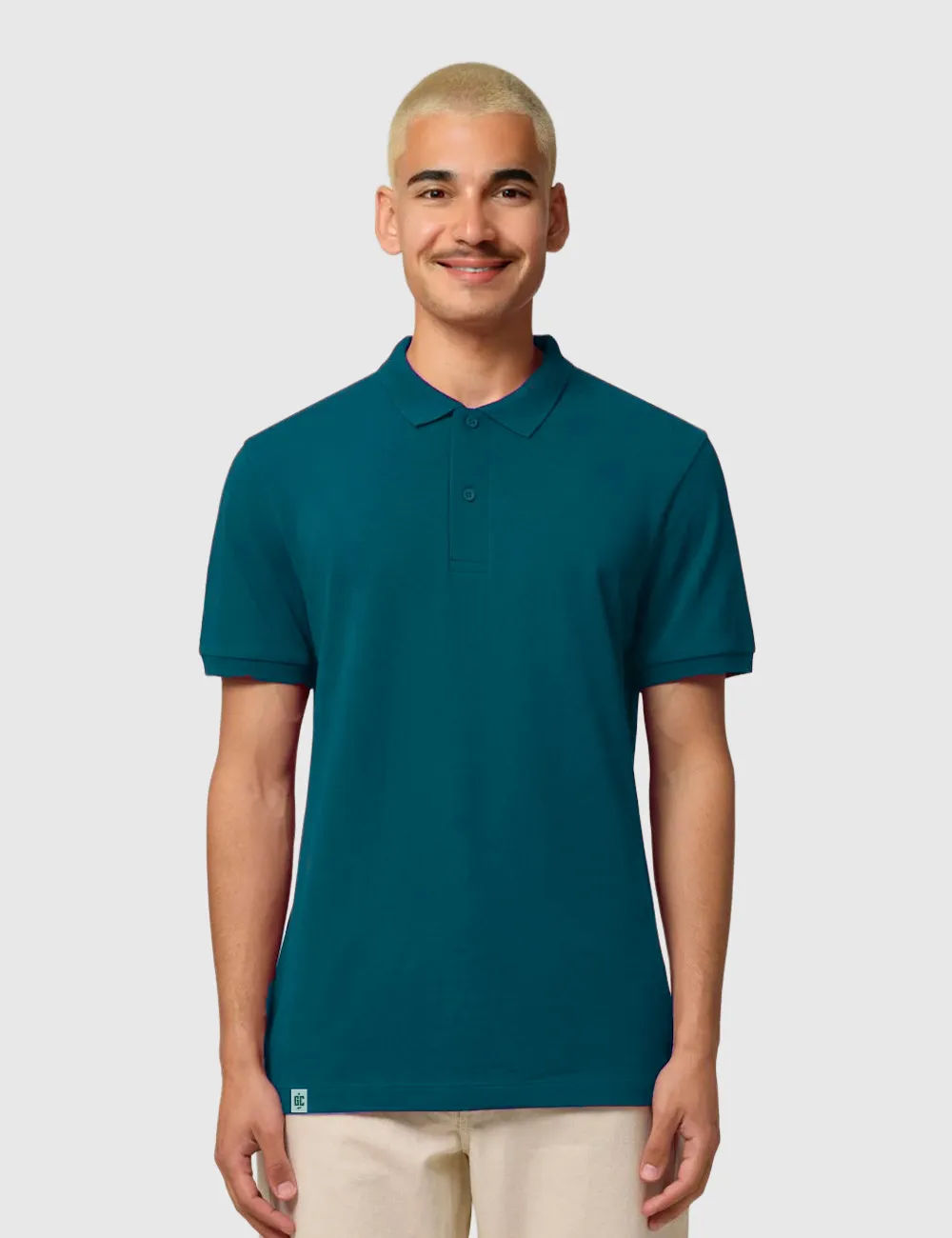 GREEN COSMOS PREMIUM koszulka polo męska 1 GREEN COSMOS PREMIUM koszulka polo męska